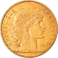 Coin, France, Marianne, 10 Francs, 1900, Paris, EF(40-45), Gold, KM:846