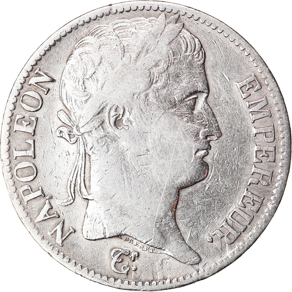 Coin, France, Napoléon I, 5 Francs, 1812, La Rochelle, VF(20-25), Silver