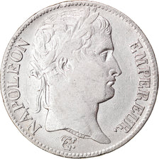Moneta, Francia, Napoléon I, 5 Francs, 1813, Limoges, MB+, Argento, KM:694.7