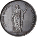 Coin, ITALIAN STATES, LOMBARDY-VENETIA, 5 Lire, 1848, Milan, AU(55-58), Silver