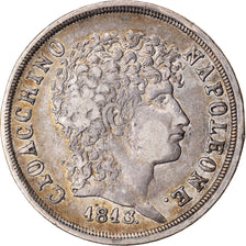 Moneda, Estados italianos, NAPLES, Joachim Murat, 2 Lire, 1813, MBC+, Plata