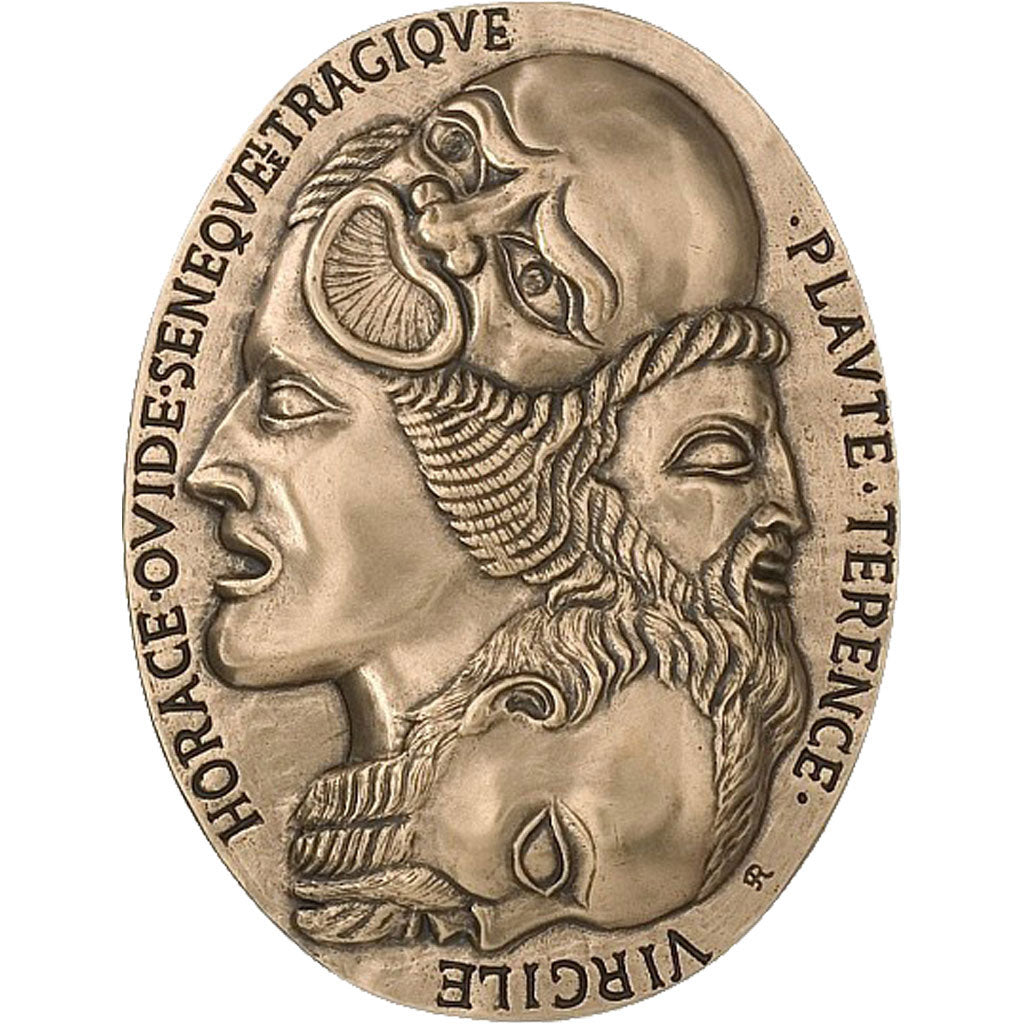 France, Medal, The Fifth Republic, Arts & Culture, Roch, FDC, Bronze