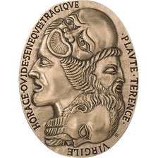 France, Medal, The Fifth Republic, Arts & Culture, Roch, FDC, Bronze