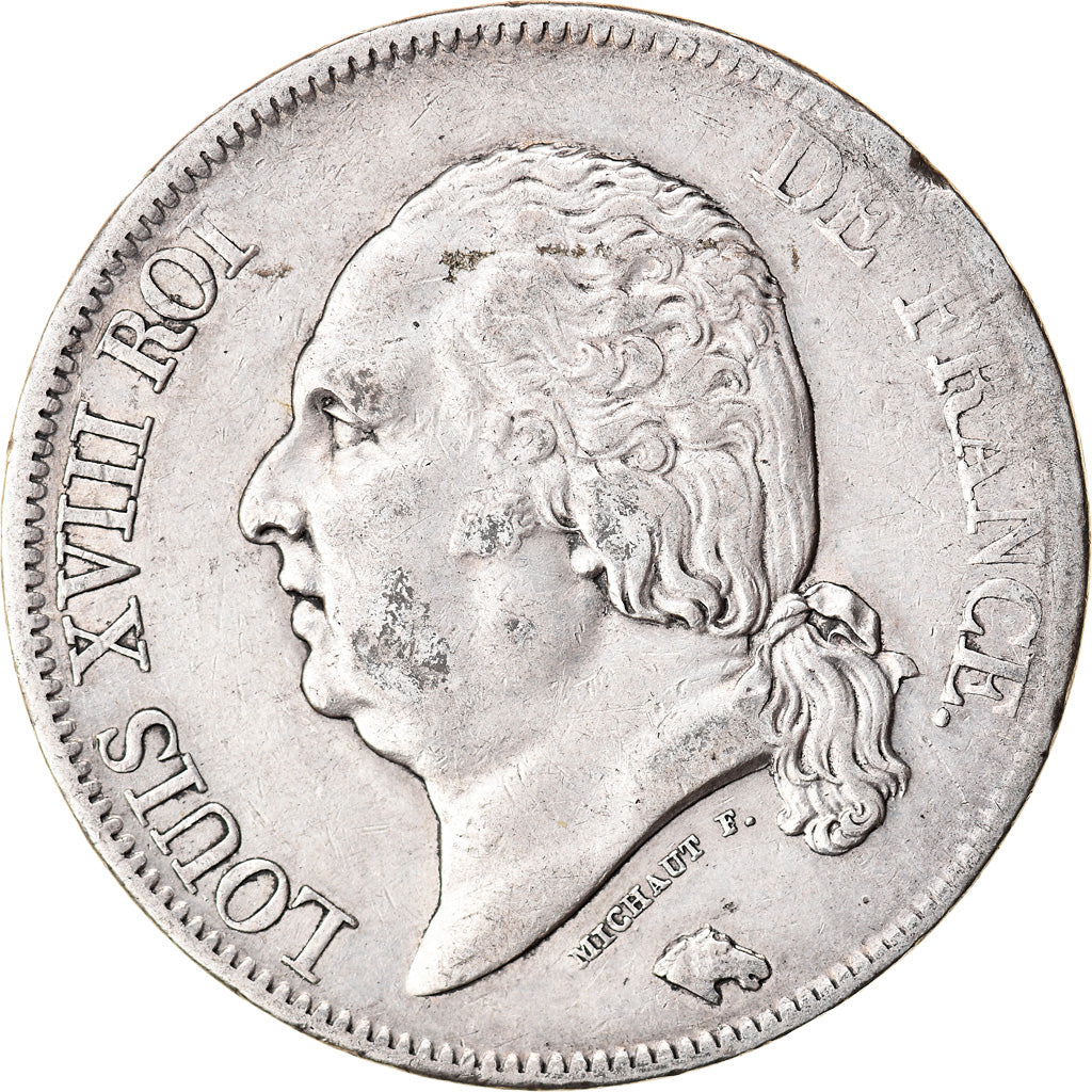 Coin, France, Louis XVIII, Louis XVIII, 5 Francs, 1821, Lille, EF(40-45)
