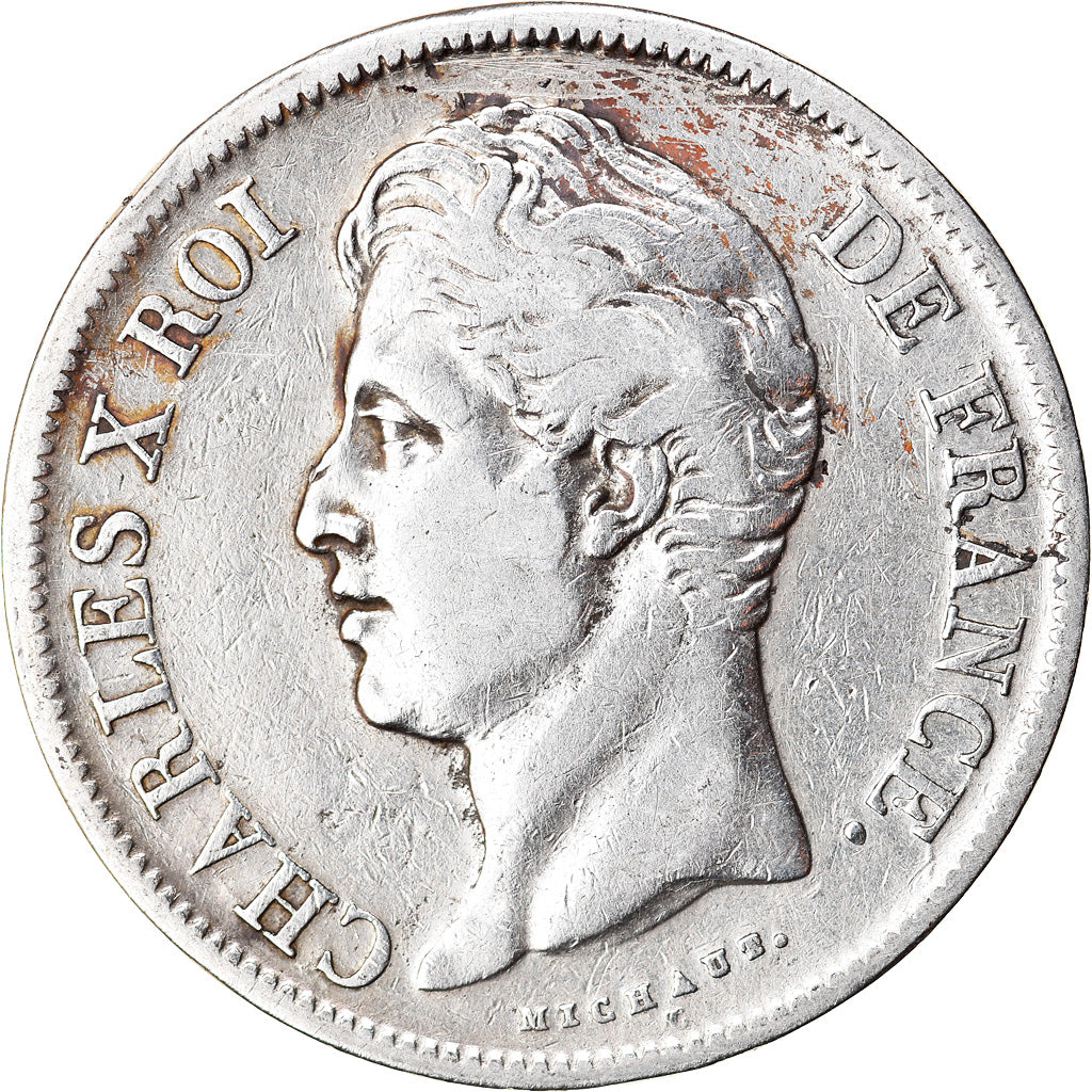 Munten, Frankrijk, Charles X, 5 Francs, 1829, Lille, FR, Zilver, KM:728.13