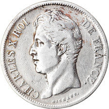 Munten, Frankrijk, Charles X, 5 Francs, 1829, Lille, FR, Zilver, KM:728.13