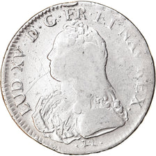 Coin, France, Louis XV, Écu aux branches d'olivier, Ecu, 1736, Bayonne
