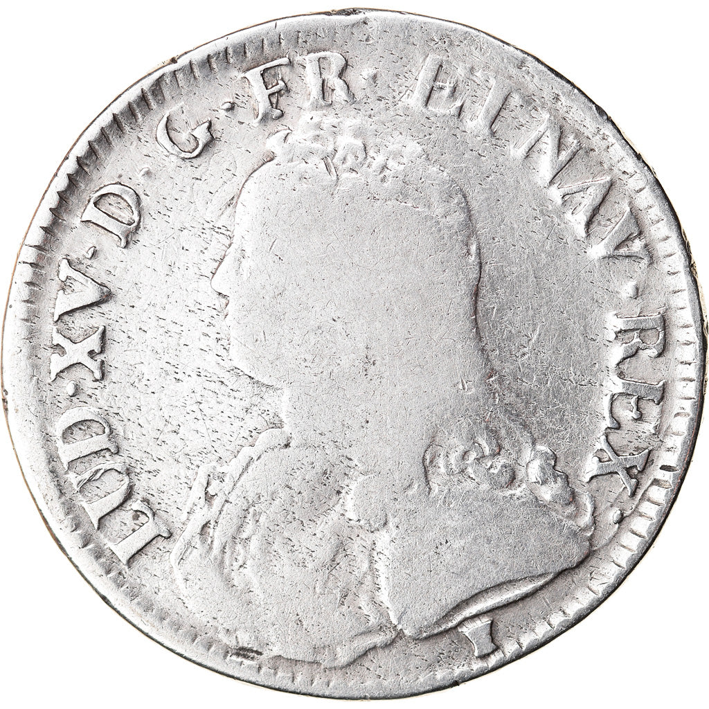 Coin, France, Louis XV, Écu aux branches d'olivier, Ecu, 1731, Rennes