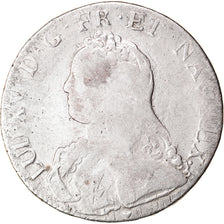 Coin, France, Louis XV, Écu aux branches d'olivier, Ecu, 1730, Aix, F(12-15)
