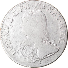 Coin, France, Louis XV, Écu aux branches d'olivier, Ecu, 1727, Bordeaux
