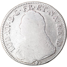 Moneda, Francia, Louis XV, Écu de Béarn aux branches d'olivier, Ecu, 1732