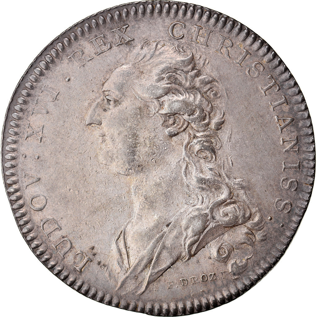 Francia, Token, Louis XVI, Académie de Marine, 1778, BB+, Argento