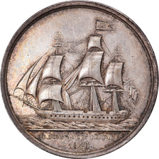 France, Token, Société d'Assurances mutuelles maritimes, 1846, AU(55-58)