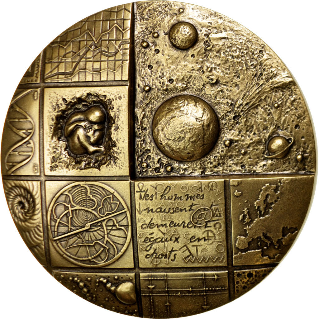 France, Medal, The Fifth Republic, Sciences & Technologies, MS(65-70), Bronze