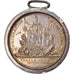 França, Medal, Temple de la Concorde, 1790, Galle, AU(55-58), Prata