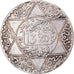 Coin, Morocco, 'Abd al-Aziz, 1/4 Rial, 2-1/2 Dirhams, 1902, Paris, AU(50-53)