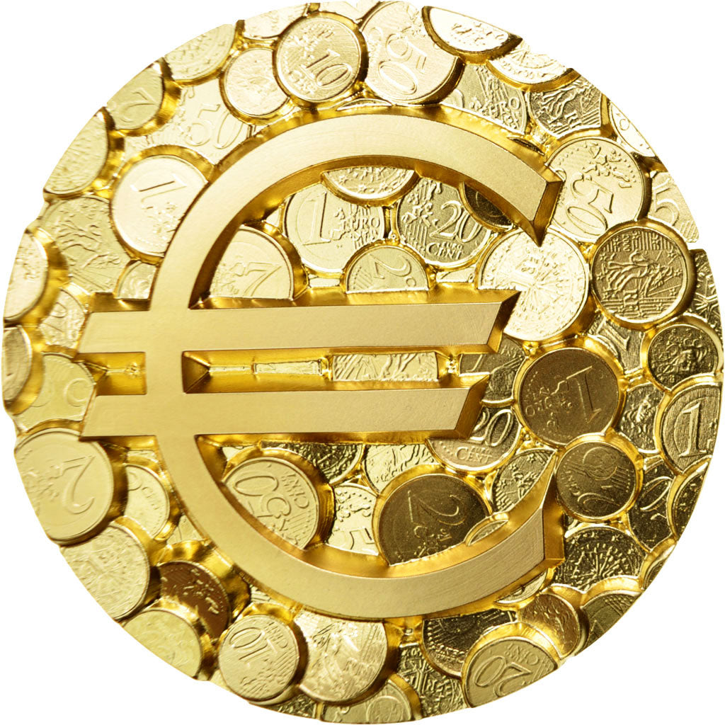 France, Medal, The Fifth Republic, History, FDC, Gilt Bronze