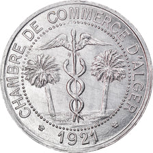 Coin, Algeria, Chambre de Commerce, Alger, 10 Centimes, 1921, MS(60-62)