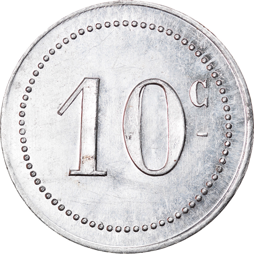 Coin, Algeria, Chambre de Commerce, Bône, 10 Centimes, 1915, MS(60-62)