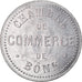 Moeda, Argélia, Chambre de Commerce, Bône, 10 Centimes, MS(60-62), Alumínio