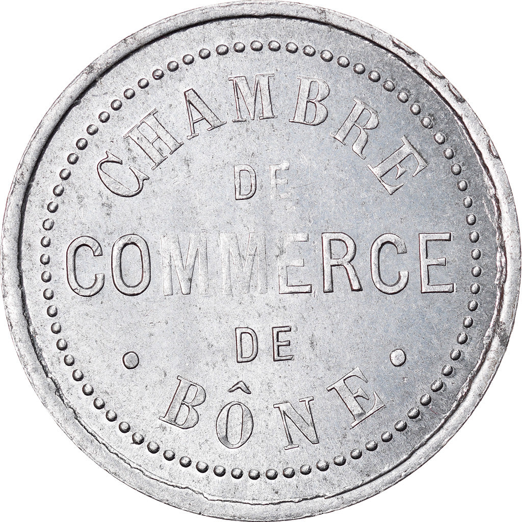 Coin, Algeria, Chambre de Commerce, Bône, 5 Centimes, AU(50-53), Aluminium