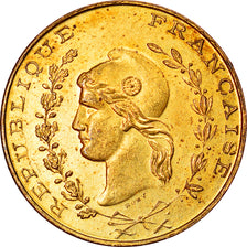 Coin, Algeria, Chambre de Commerce, Bône, 50 Centimes, AU(55-58), Brass
