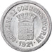 Moneda, Algeria, Chambre de Commerce, Oran, 10 Centimes, 1921, SC, Aluminio
