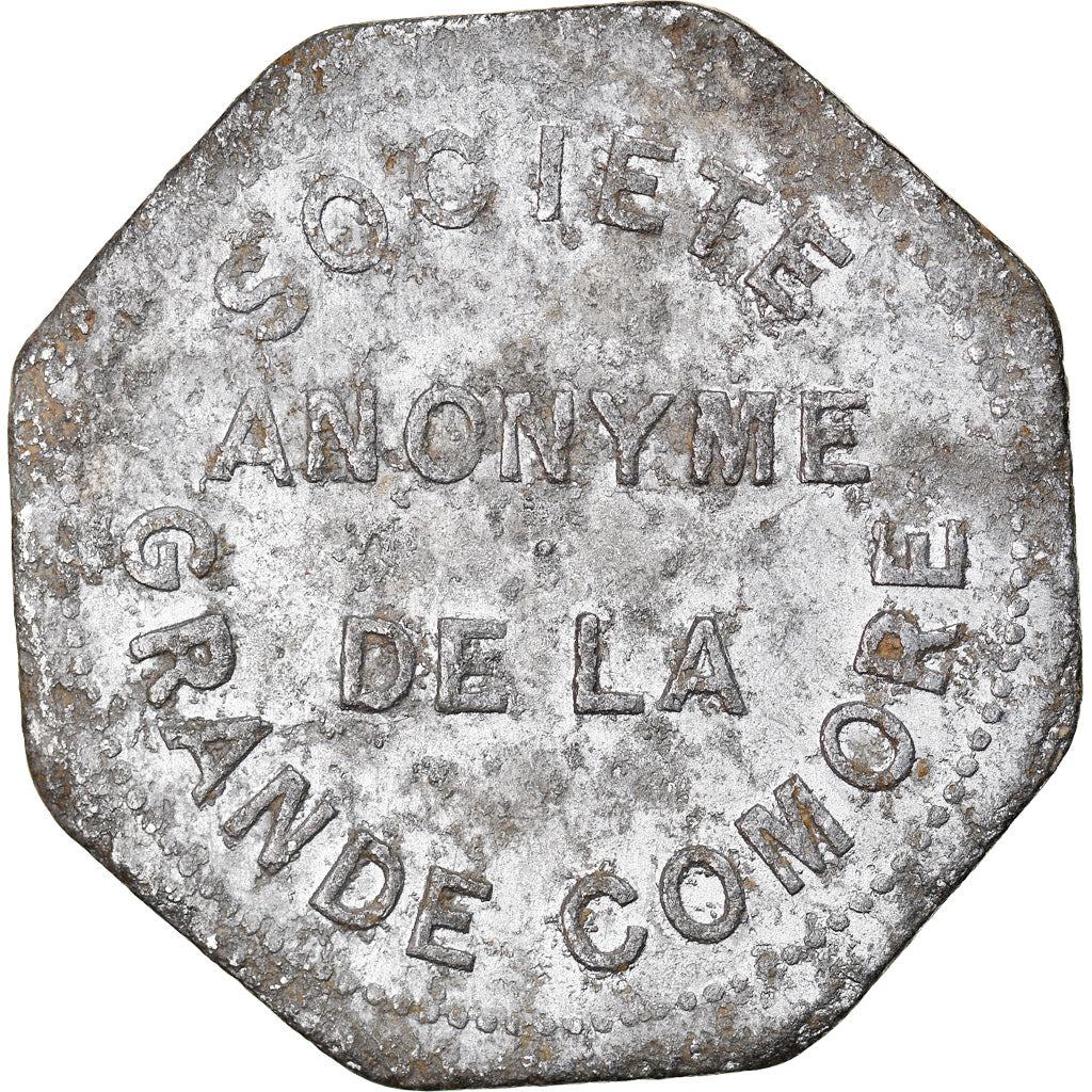 Moneda, Comoras, Société Anonyme de la Grande Comore, Franc, BC+, Aluminio