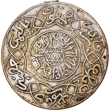 Coin, Morocco, 'Abd al-Aziz, 2-1/2 Dirhams, 1897, Paris, AU(50-53), Silver
