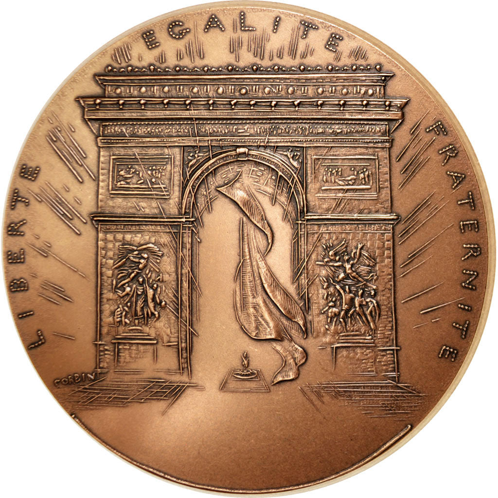 Médaille, Monnaie de Paris, La France à l'Arc de Triomphe