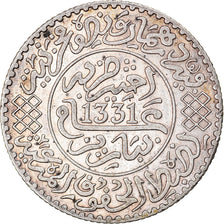 Coin, Morocco, Yusuf, 1/4 Rial, 2-1/2 Dirhams, 1912, bi-Bariz, Paris, AU(55-58)