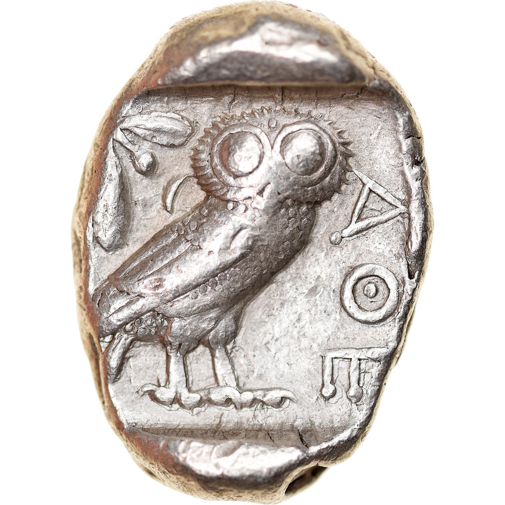 Coin, Attica, Athens, Tetradrachm, 490-407 BC, Athens, EF(40-45), Silver