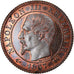 Moeda, França, Napoleon III, 5 Centimes, 1857, Rouen, Piéfort, MS(65-70)
