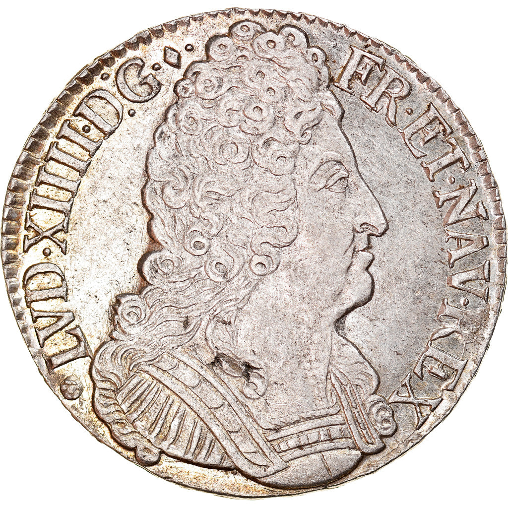 Moneta, Francia, Louis XIV, Écu aux 3 couronnes, Ecu, 1713, Bayonne, SPL-