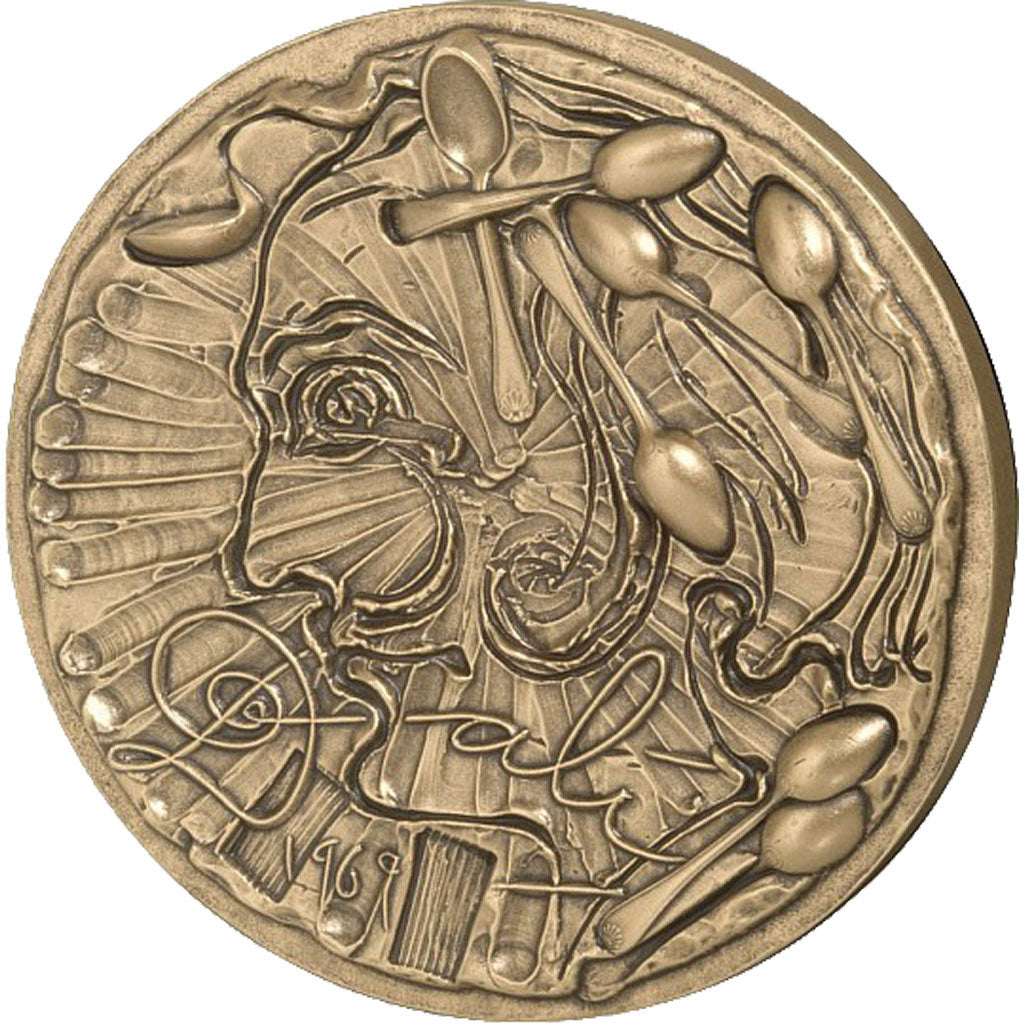 FRANCE, Arts & Culture, The Fifth Republic, Medal, MS(65-70), Bronze, 90, 375.00