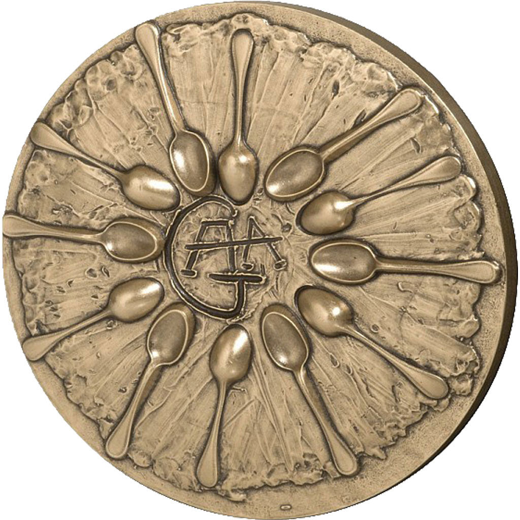 FRANCE, Arts & Culture, The Fifth Republic, Medal, MS(65-70), Bronze, 90, 375.00