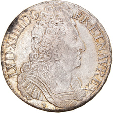 Munten, Frankrijk, Louis XIV, Écu aux 3 couronnes, Ecu, 1709, Lyon, ZF, Zilver