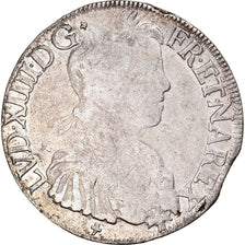 Monnaie, France, Louis XIV, Écu de Navarre à la mèche longue, Ecu, 1662