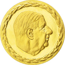 FRANCE, History, The Fifth Republic, Medal, MS(65-70), Gold, 16.60