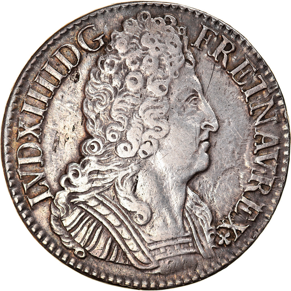 Moneta, Francja, Louis XIV, Écu aux 3 couronnes, Ecu, 1712, Paris, EF(40-45)