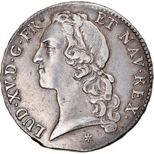 Moneta, Francia, Louis XV, Écu au bandeau, Ecu, 1748, Caen, BB+, Argento