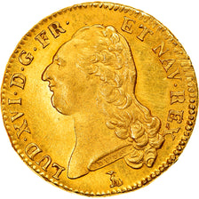 Monnaie, France, Louis XVI, Double louis d'or à la tête nue, 2 Louis D'or