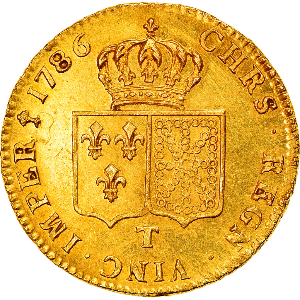 Monnaie, France, Louis XVI, Double louis d'or à la tête nue, 2 Louis D'or