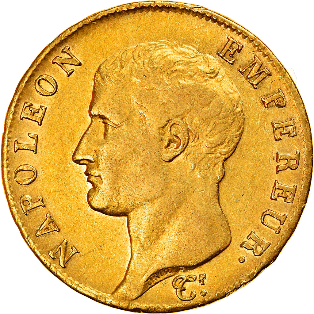 Coin, France, Napoléon I, 40 Francs, 1806, Paris, EF(40-45), Gold, KM:675.1