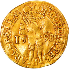 Moneta, Paesi Bassi, Ducat, 1598, Utrecht, MB+, Oro, Delmonte:963