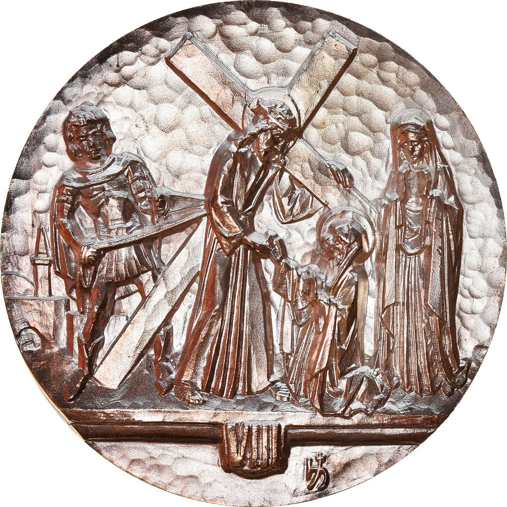 Allemagne, Médaille, Via Crucis, Oberammergau, VIII, Religions & beliefs, SPL