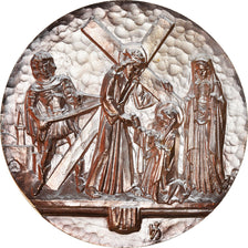 Allemagne, Médaille, Via Crucis, Oberammergau, VIII, Religions & beliefs, SPL