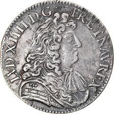 Munten, Frankrijk, Louis XIV, 1/2 Écu à la cravate, 1/2 Ecu, 1681, Paris, ZF