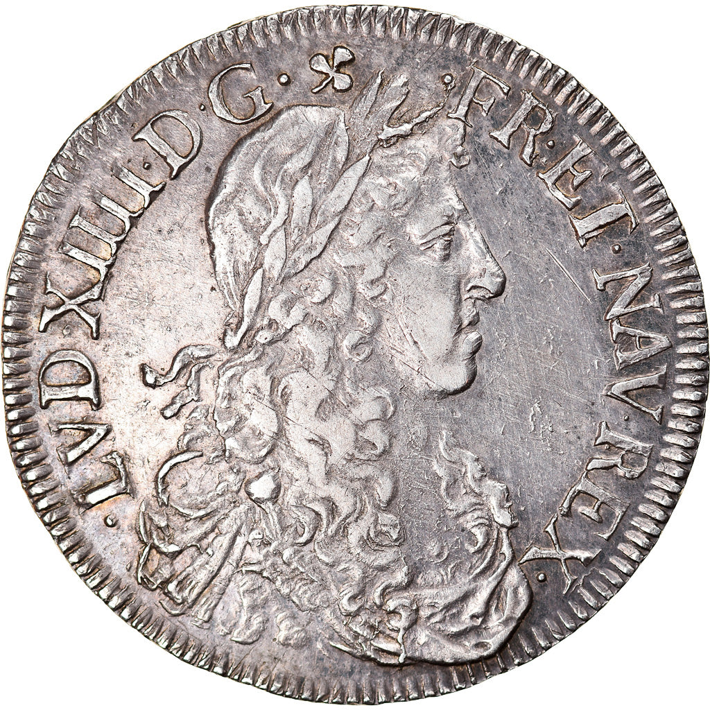 Münze, Frankreich, Louis XIV, 1/2 Écu au buste juvénile, 1/2 Ecu, 1666