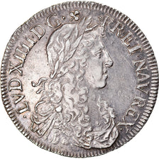 Münze, Frankreich, Louis XIV, 1/2 Écu au buste juvénile, 1/2 Ecu, 1666